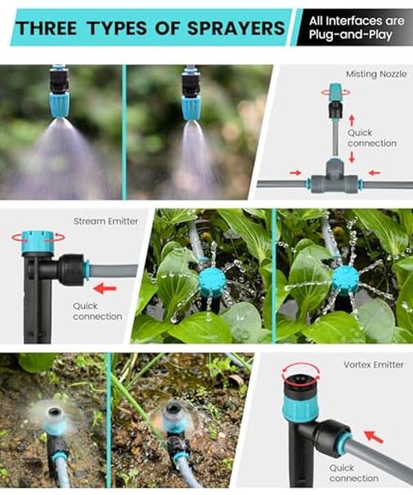 Découvrez le kit d'irrigation automatique Y6G12-197 : un allié indispensable pour une gestion efficace et polyvalente de l'arrosage de vos plantes