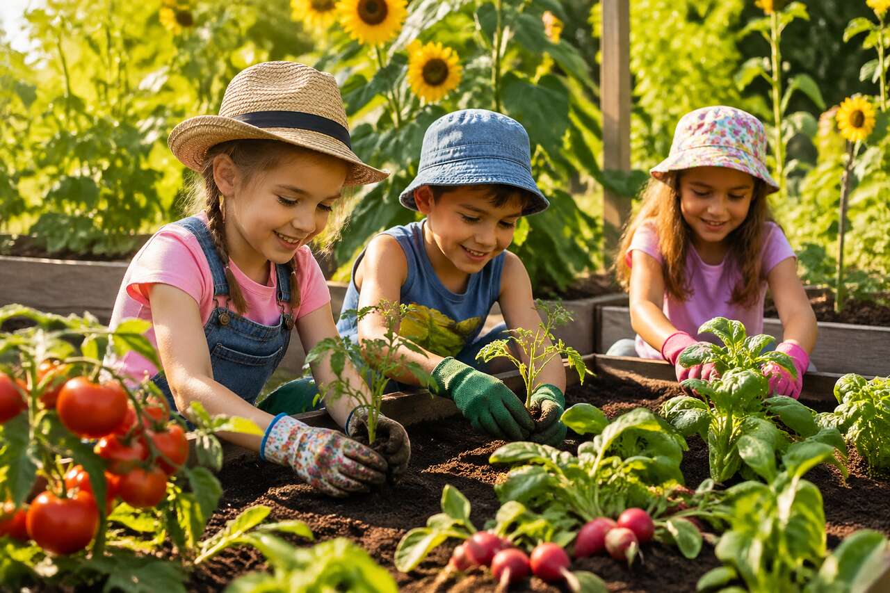 Cr&eacute;er un potager ludique avec des plantes faciles &agrave; cultiver