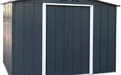 Test : abri de jardin Duramax 4, 77 m² gris anthracite