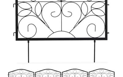 Test de la bordure potager Relaxdays : élégance antique en fer noir