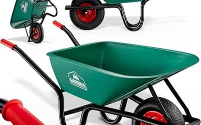 Test de la brouette GardeBruk 100L pour le chantier et le jardinage