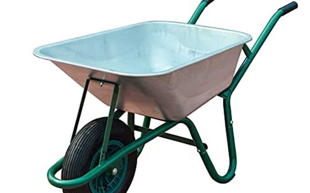 Test de la brouette Neo® en acier galvanisé 85 L