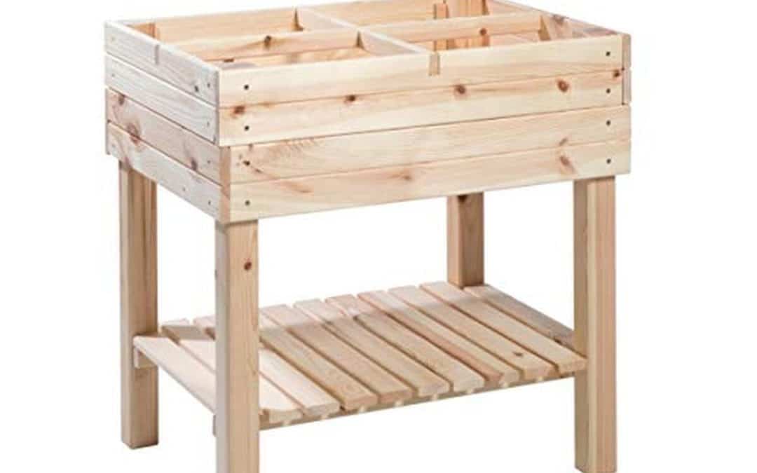 Test de la jardinière surélevée greemotion en bois de pin FSC