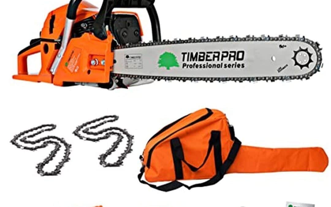 Test de la tronçonneuse thermique 62 cm3 : puissance et praticité