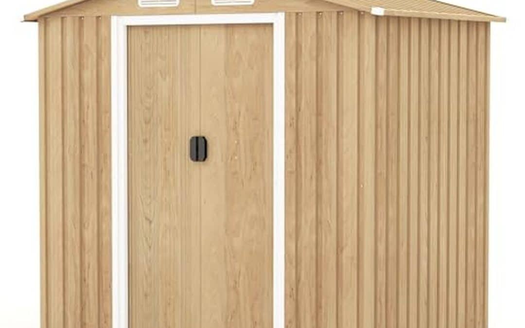 Test de l'abri de jardin Costway en acier galvanisé