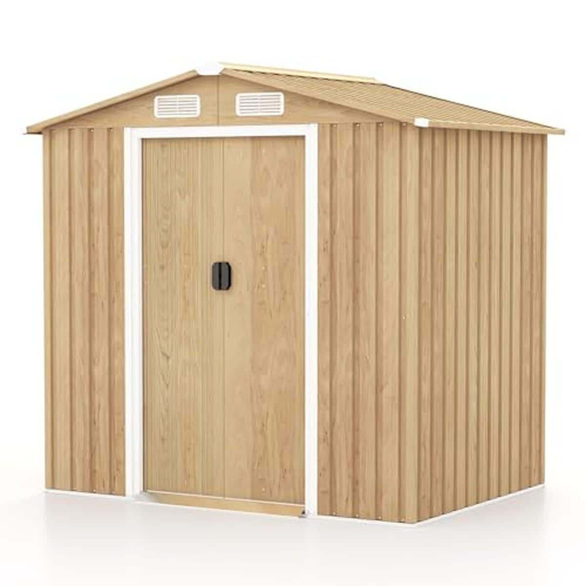 Test de l'abri de jardin Costway en acier galvanisé