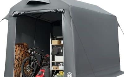 Test de l&rsquo;abri de jardin EVER ADVANCED : tente de stockage tout usage 9.8m³