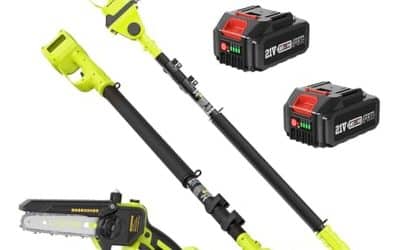 Test de l&rsquo;élagueuse sur perche sans fil modèle 6 pouces brushless