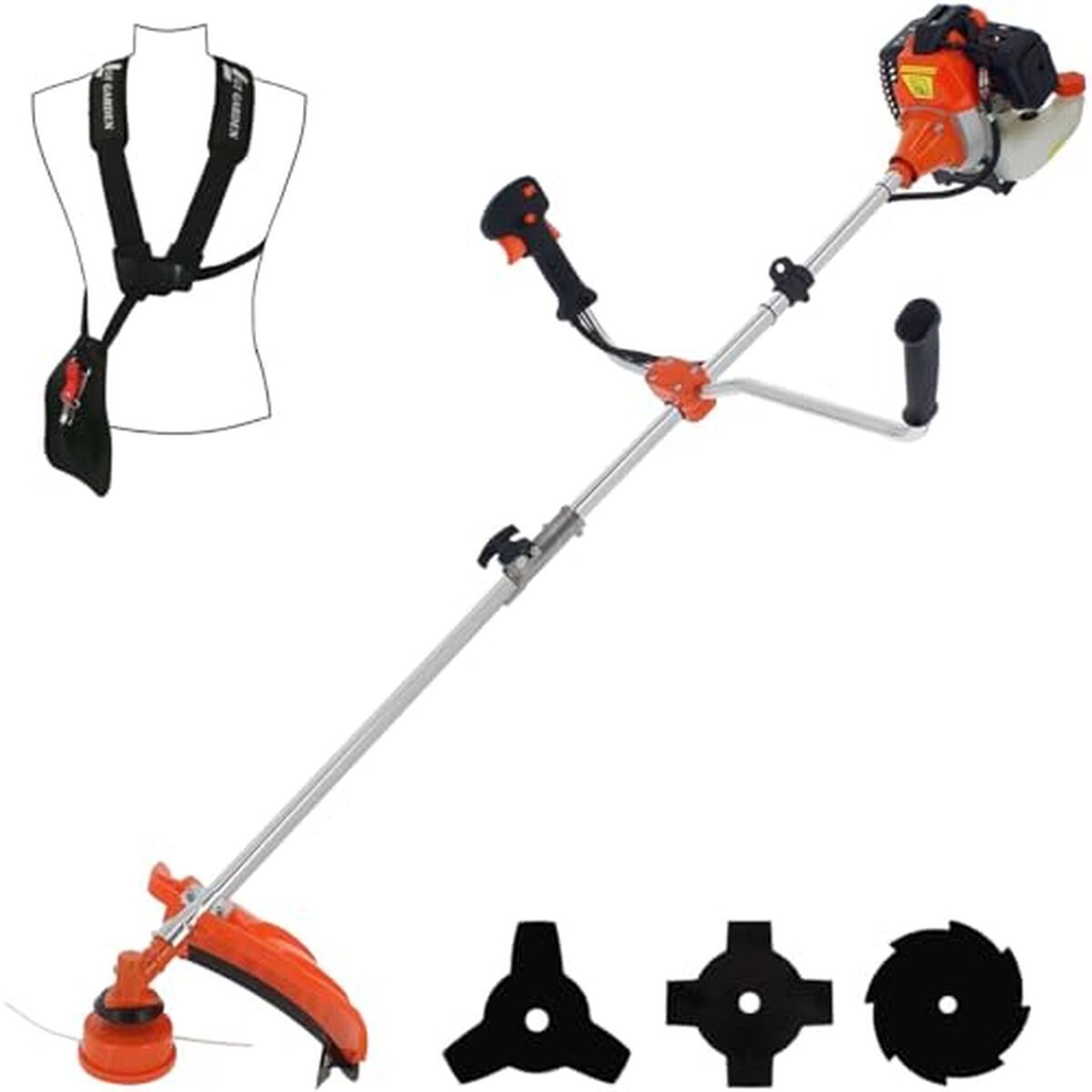 Test débroussailleuse thermique GT Garden 52 cm3, 3 CV