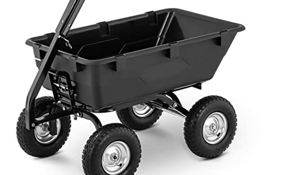 Test : hillvert chariot de jardin basculant HT-Q.BASS-550