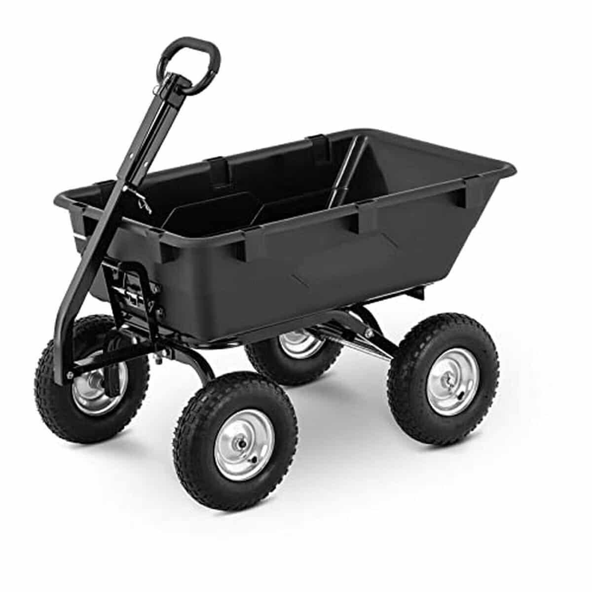 Test : hillvert chariot de jardin basculant HT-Q.BASS-550