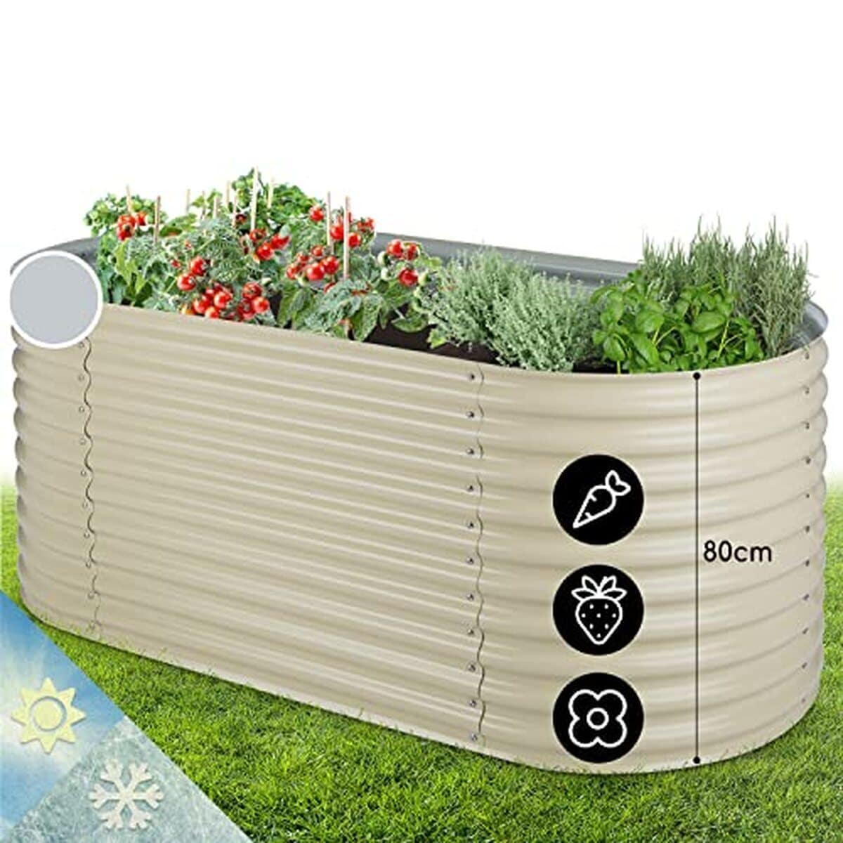 Test : jardinière surélevée blumfeldt résistante aux intempéries