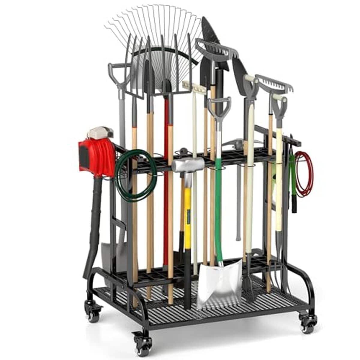 Test : organisateur rotatif 360° pour outils de jardin tonchean