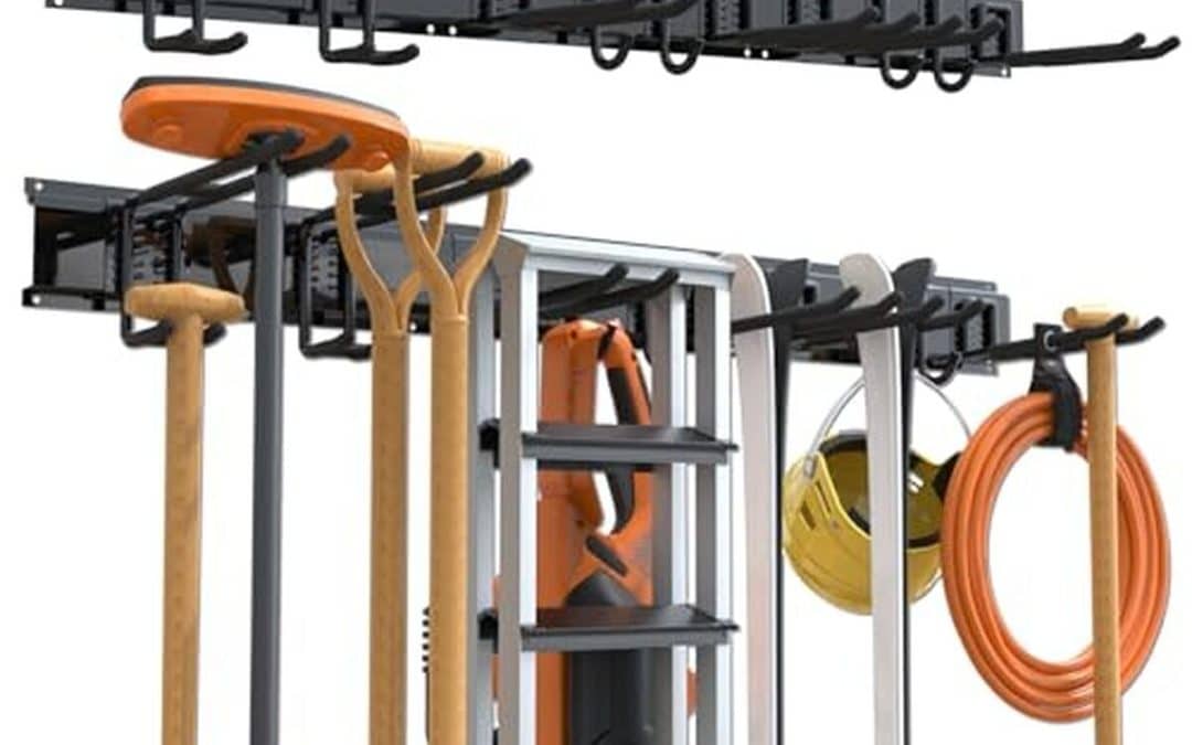 Test porte-outils mural jardin 3-H 120 cm : rangement modulable en acier inoxydable