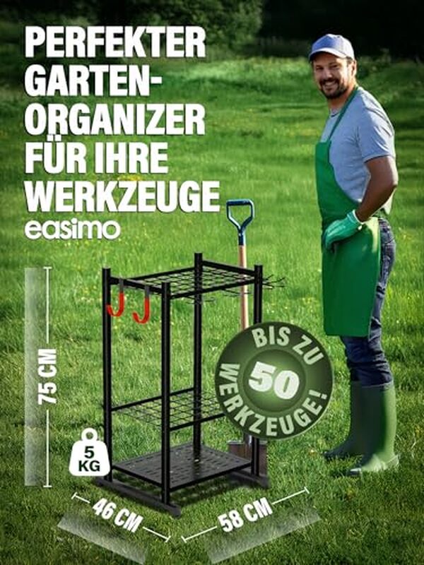 Découvrez notre test complet du support de rangement easimo. Adoptez des solutions pratiques et efficaces pour organiser vos outils de jardin facilement.