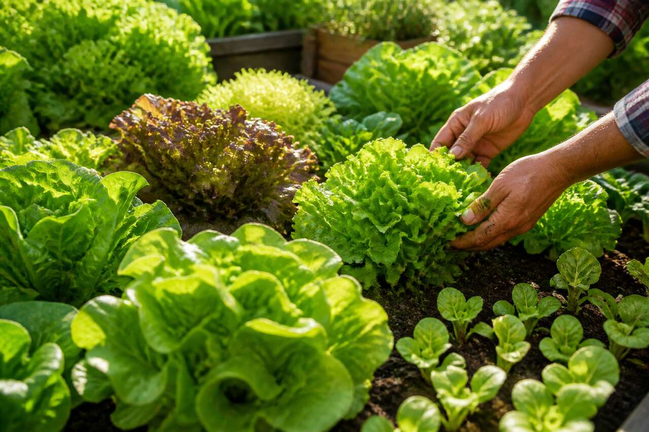 R&eacute;colte optimale et conservation des salades fra&icirc;ches