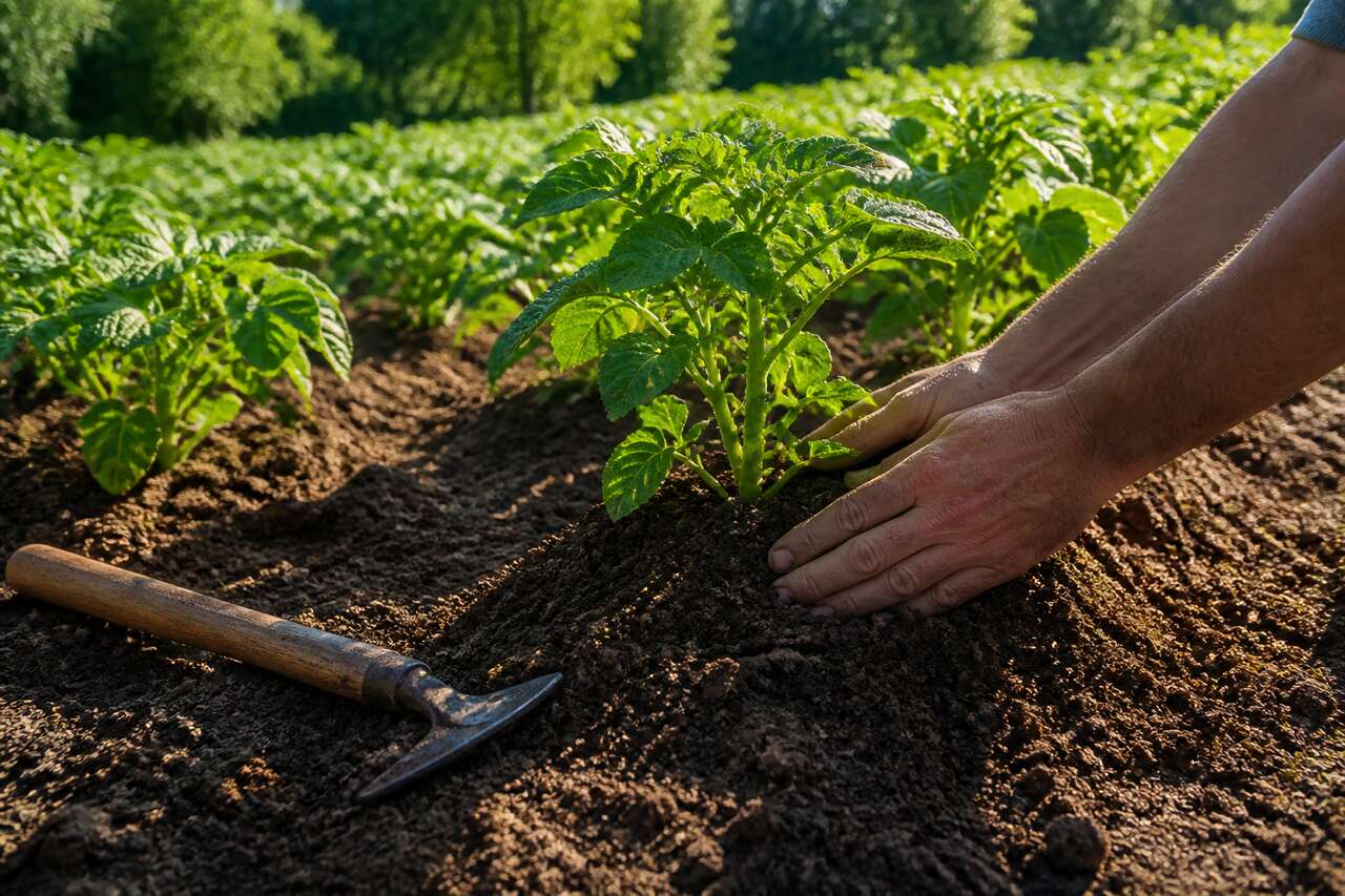 Comment butter vos pommes de terre au jardin ?