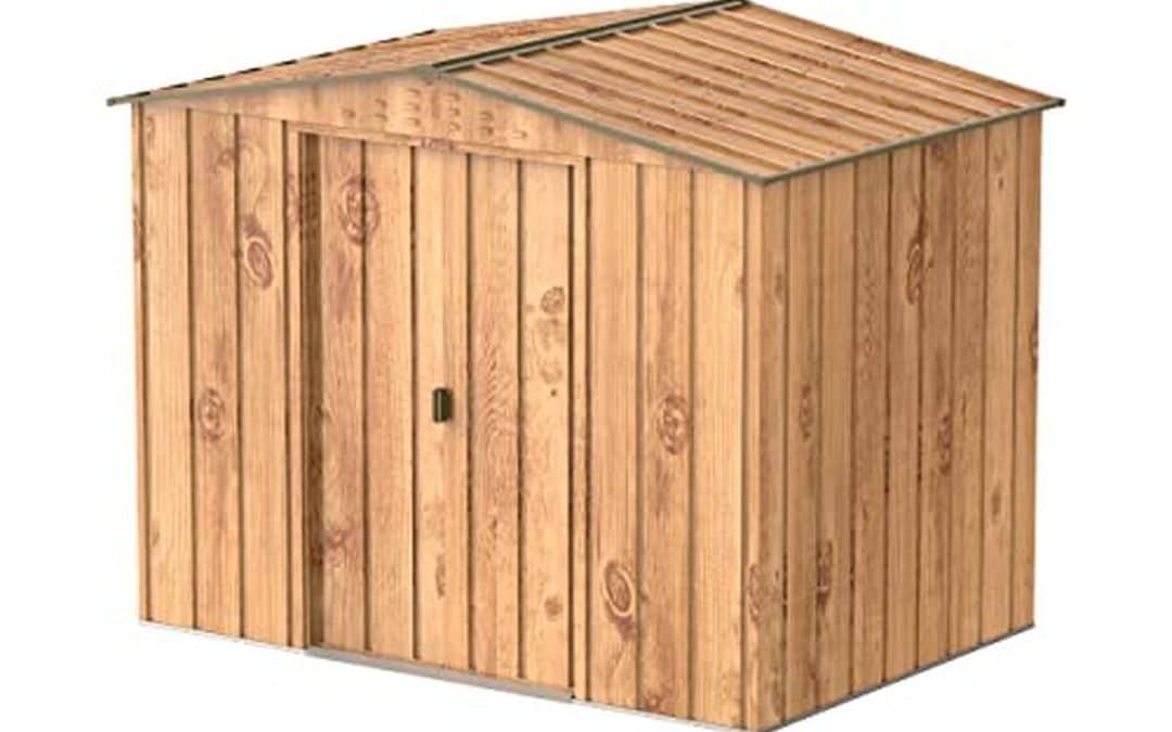 Test : abri de jardin Duramax top shed 8 x 6 robustesse en métal