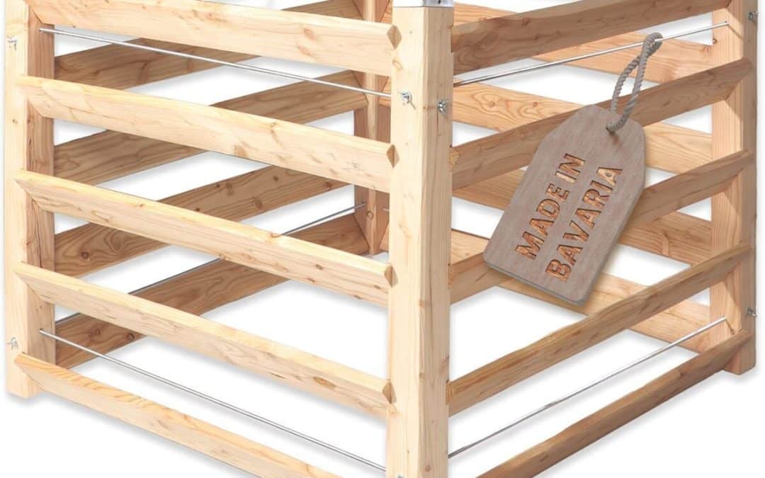 Test : composteur moderne bois massif 80 cm