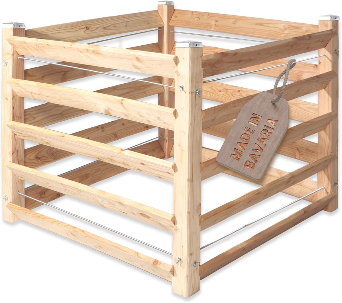 Test : composteur moderne bois massif 80 cm