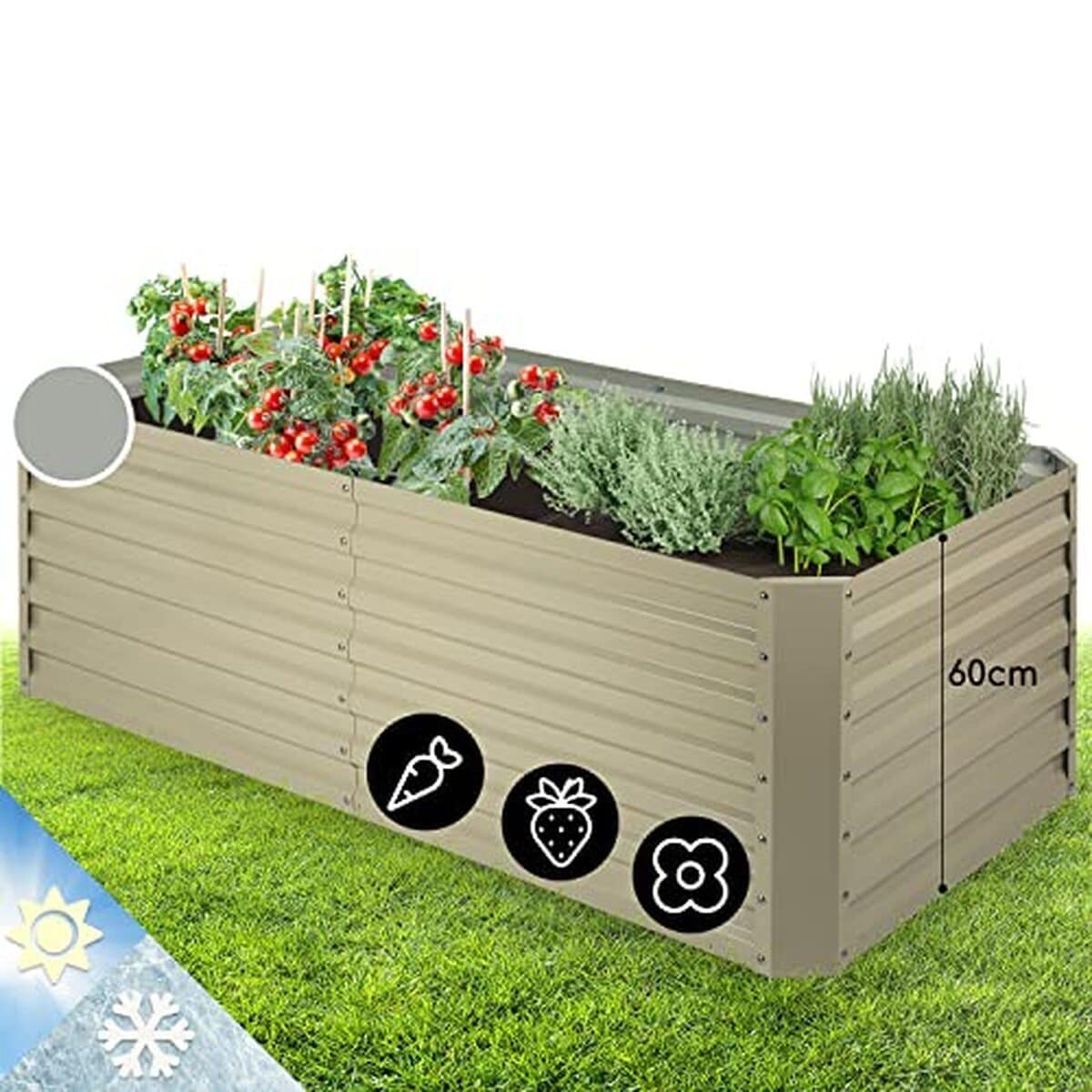 Test de la jardinière Blumfeldt : potager surélevé pratique et spacieux