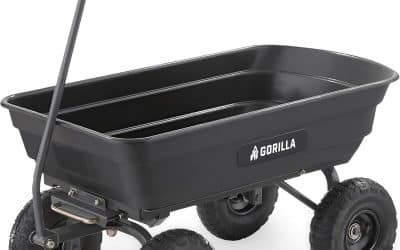 Test du chariot Gorilla Carts robuste : jardinage et aménagement paysager