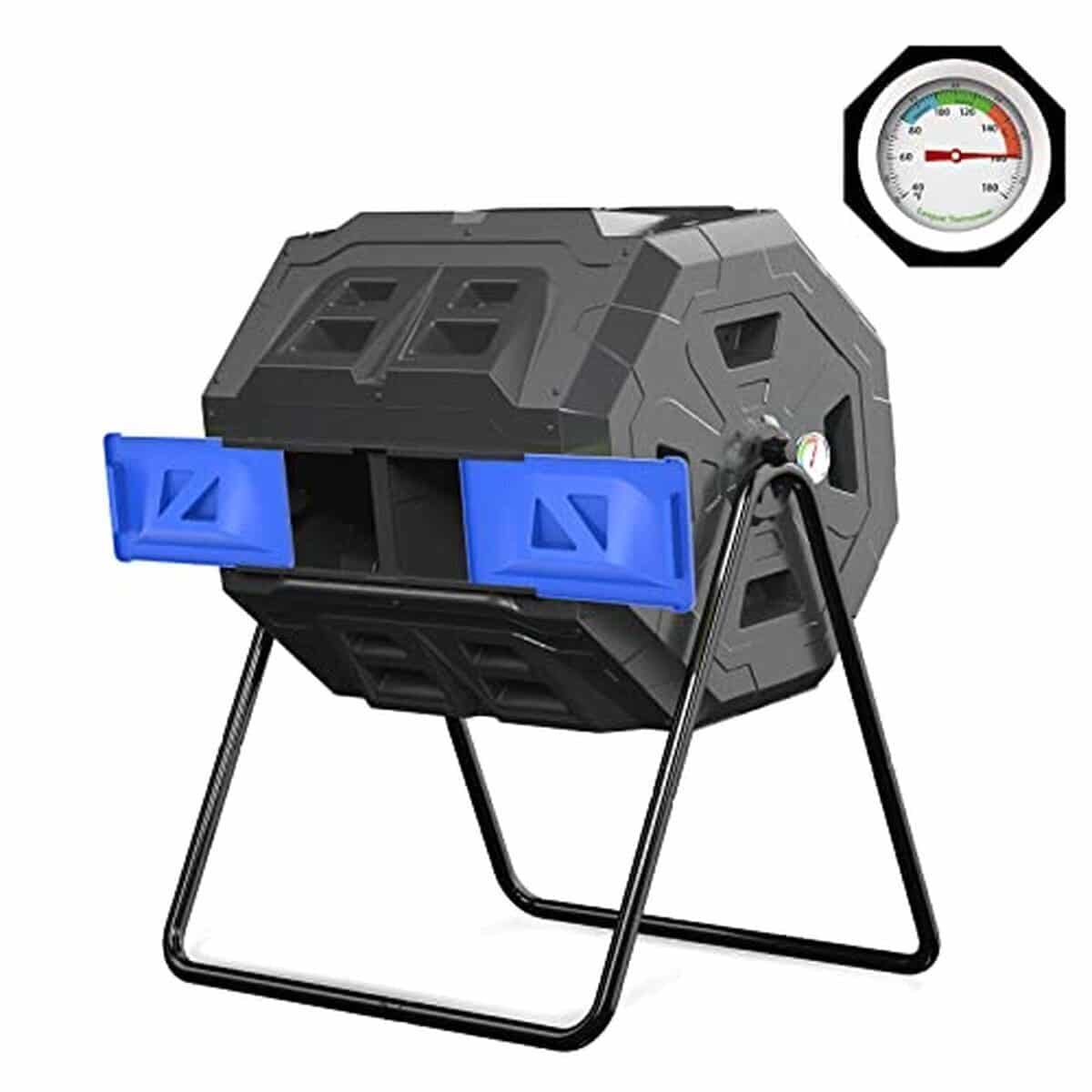 Test du grand bac à compost rotatif SQUEEZE master 120L