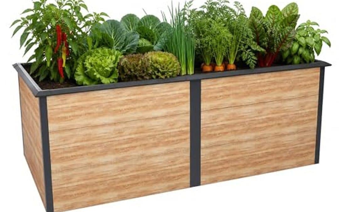 Test du parterre surélevé Zelsius anthracite pour jardin et balcon