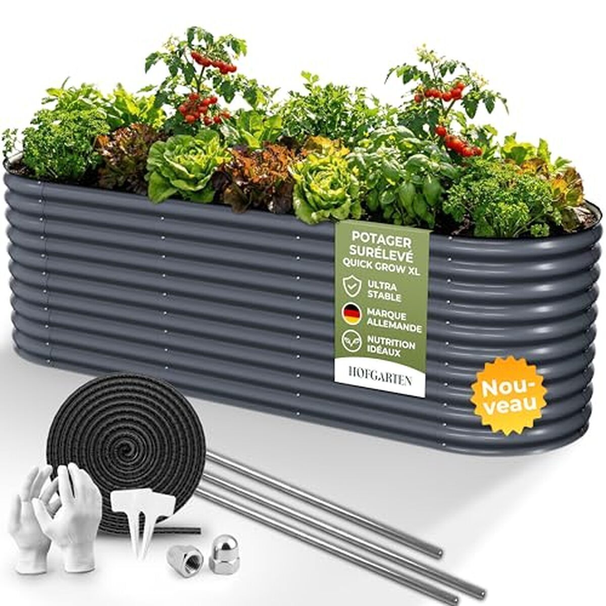 Test du potager surélevé Hofgarten QuickGrow XL : efficacité et design