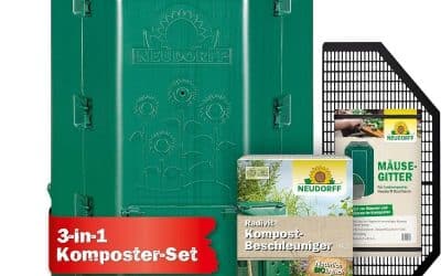 Test : ensemble composteur Neudorff thermique pour compostage rapide