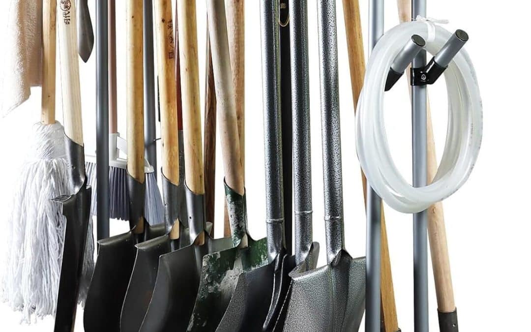 Test : étagère de rangement QTJH pour outils de jardin
