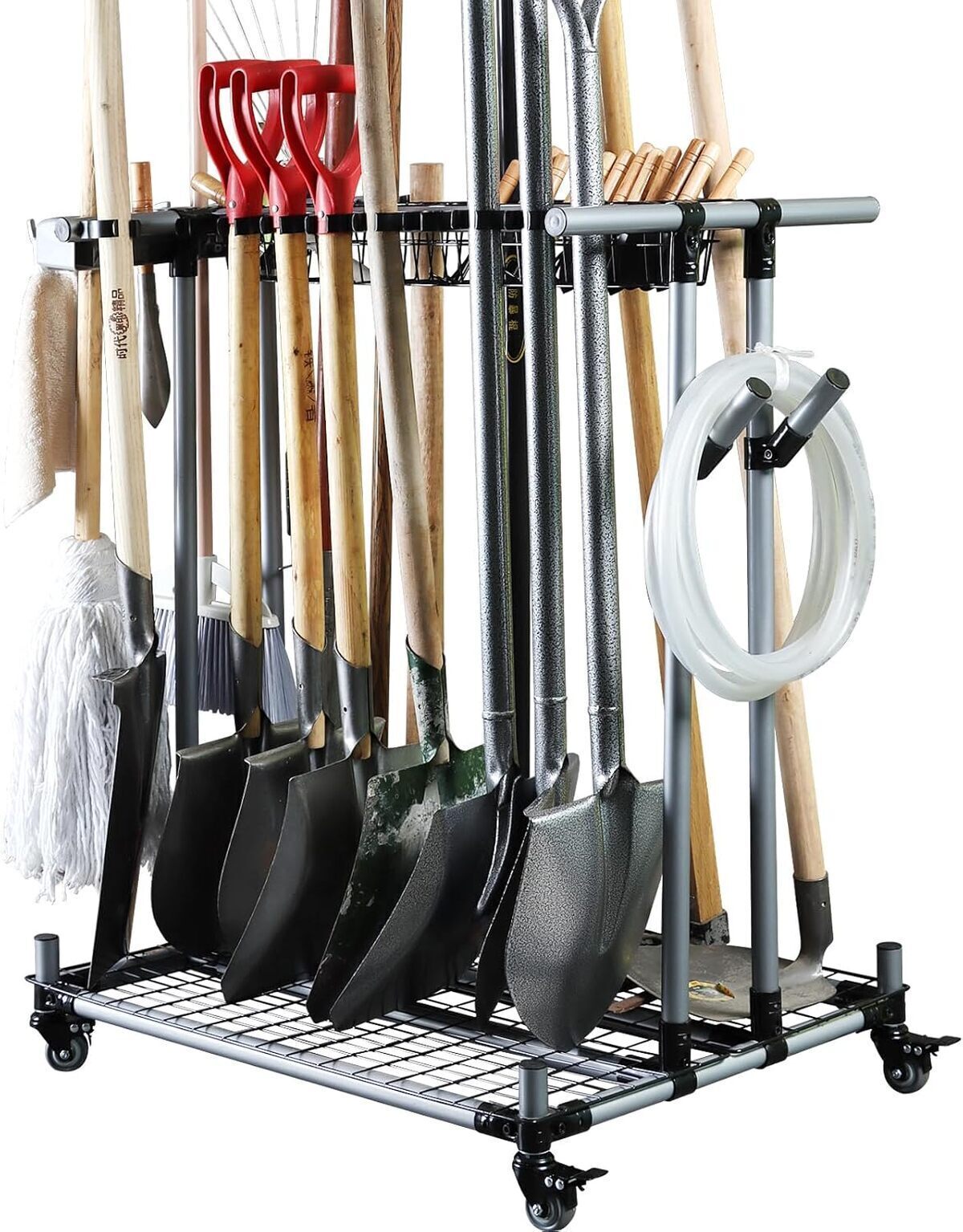 Test : étagère de rangement QTJH pour outils de jardin
