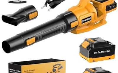 Test : jYGMPRO souffleur batterie 21V avec 3 vitesses et accessoires complets