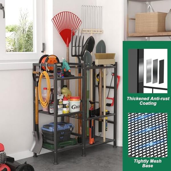 Découvrez notre test complet de l'organiseur d'outils keomaisyto pour garage : rangement intelligent, robustesse et praticité pour vos outils de jardin.