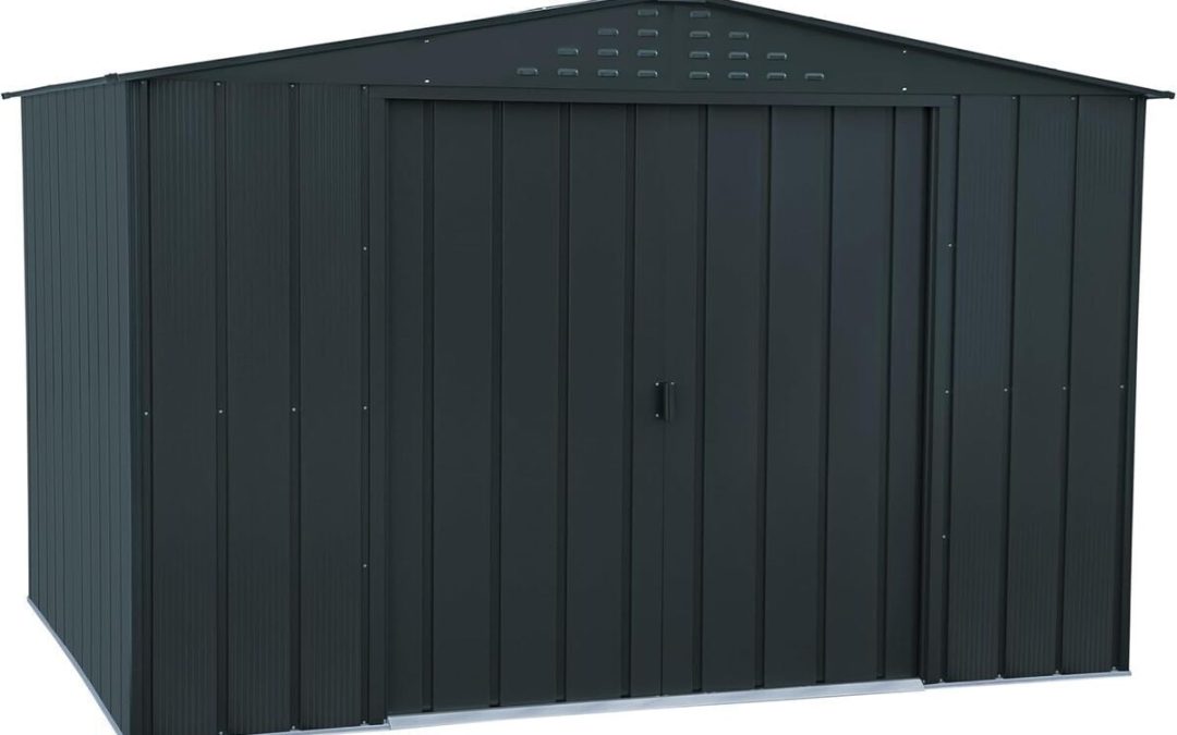 Test de l'abri de jardin en métal Duramax top shed 10 x 8