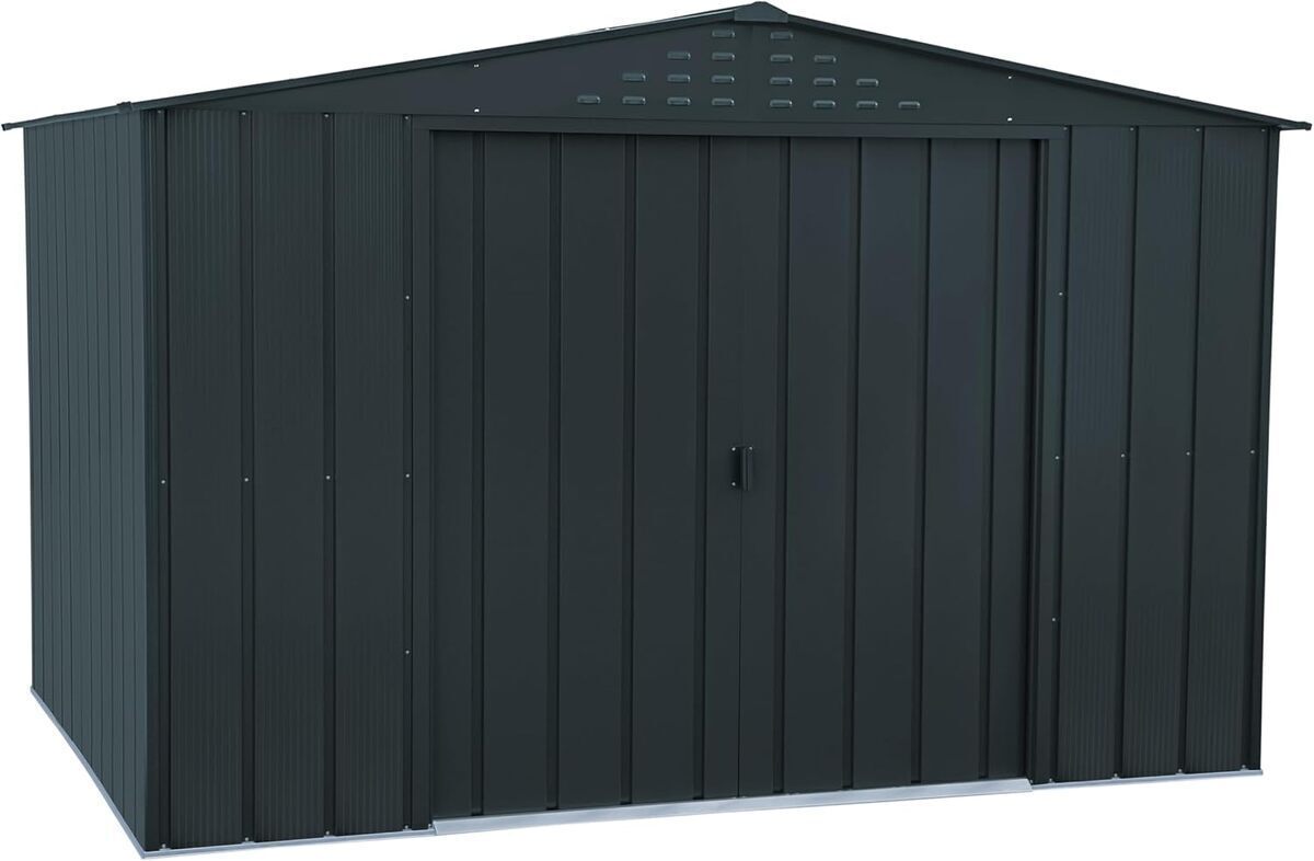 Test de l'abri de jardin en métal Duramax top shed 10 x 8