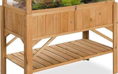 Test du potager surélevé tectake : praticité et design en bois