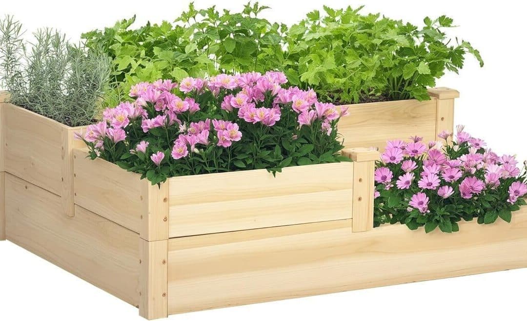 Test : jardinière extérieure en escalier Outsunny