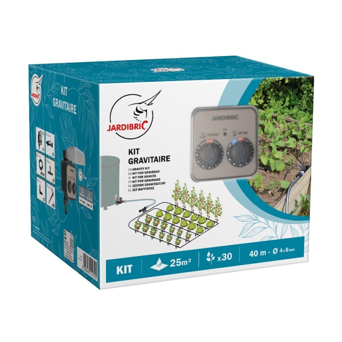 Test : kit d'irrigation Jardibric goutte à goutte avec programmateur