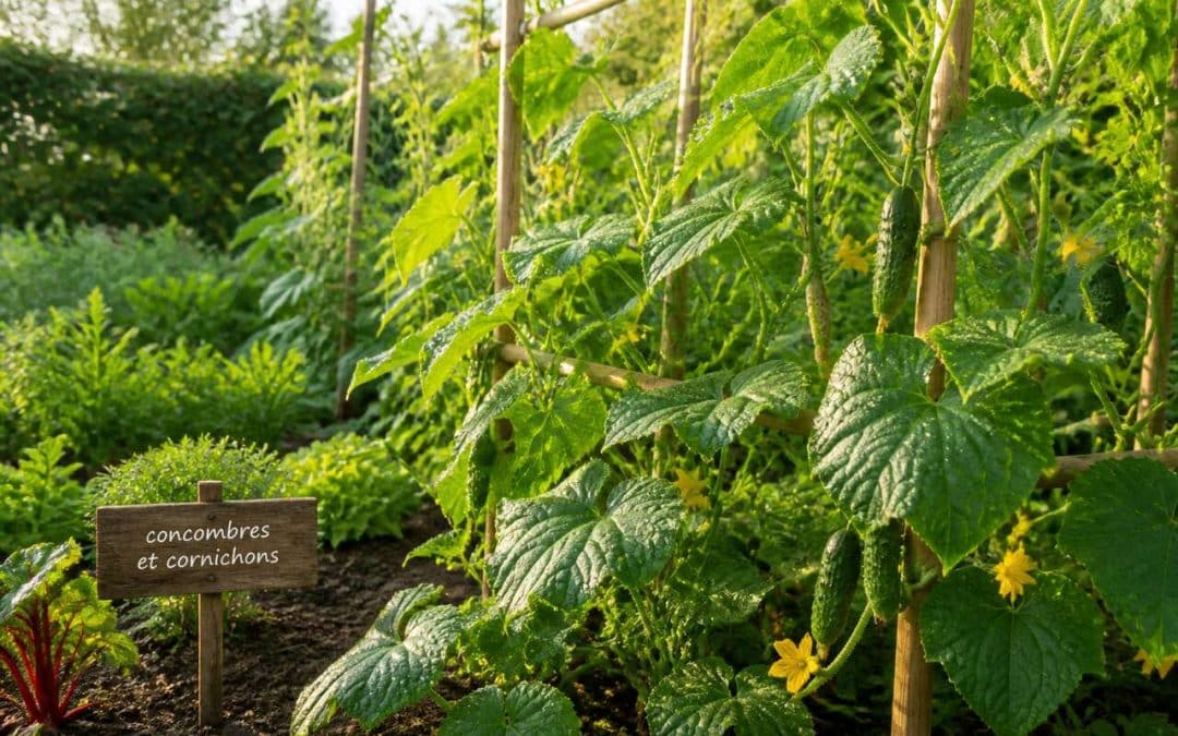 Cultiver concombres et cornichons au potager : guide complet