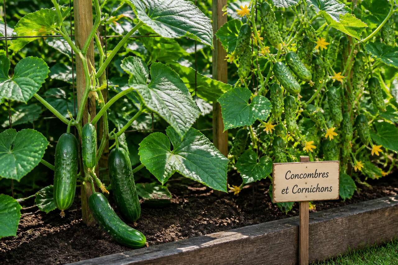 Concombre et cornichon : mêmes plantes, usages différents Concombre et cornichon : mêmes plantes, usages différents