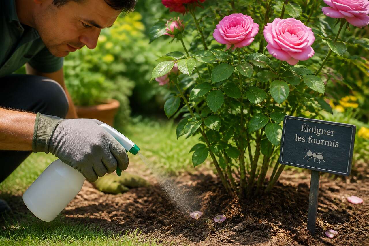 Nid de fourmis au pied du rosier: que faire sans tout détruire Nid de fourmis au pied du rosier: que faire sans tout détruire