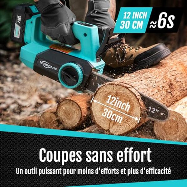 Découvrez notre test complet de la tronçonneuse sans fil Yardcare 1200W : performances, autonomie, ergonomie et verdict pour vos travaux de jardinage.