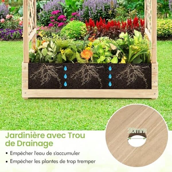 Découvrez notre test détaillé de la jardinière treillis Goplus : structure, robustesse et idéale pour cultiver plantes grimpantes et fleurs en balcon ou jardin. 