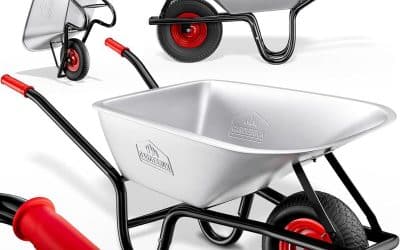 Test de la brouette GardeBruk 100L acier 250kg