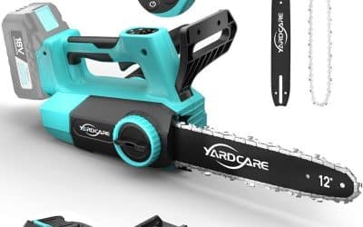 Test de la tronçonneuse sans fil Yardcare 1200W