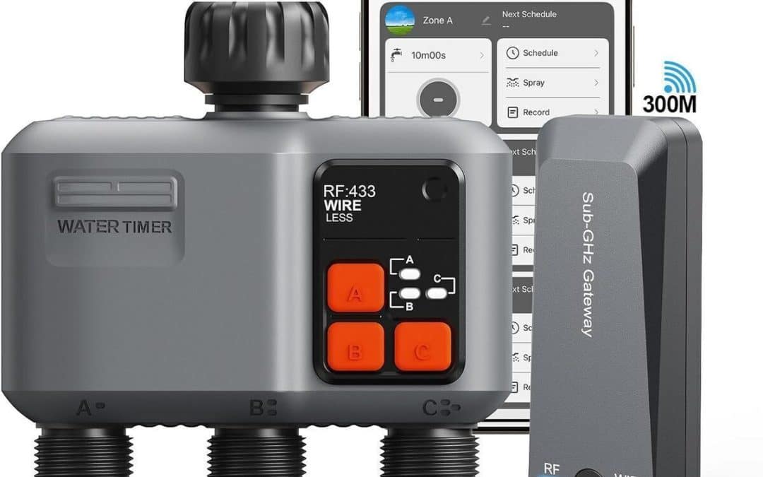 Test du programmateur arrosage WiFi johgee : technologie RF et contrôle vocal