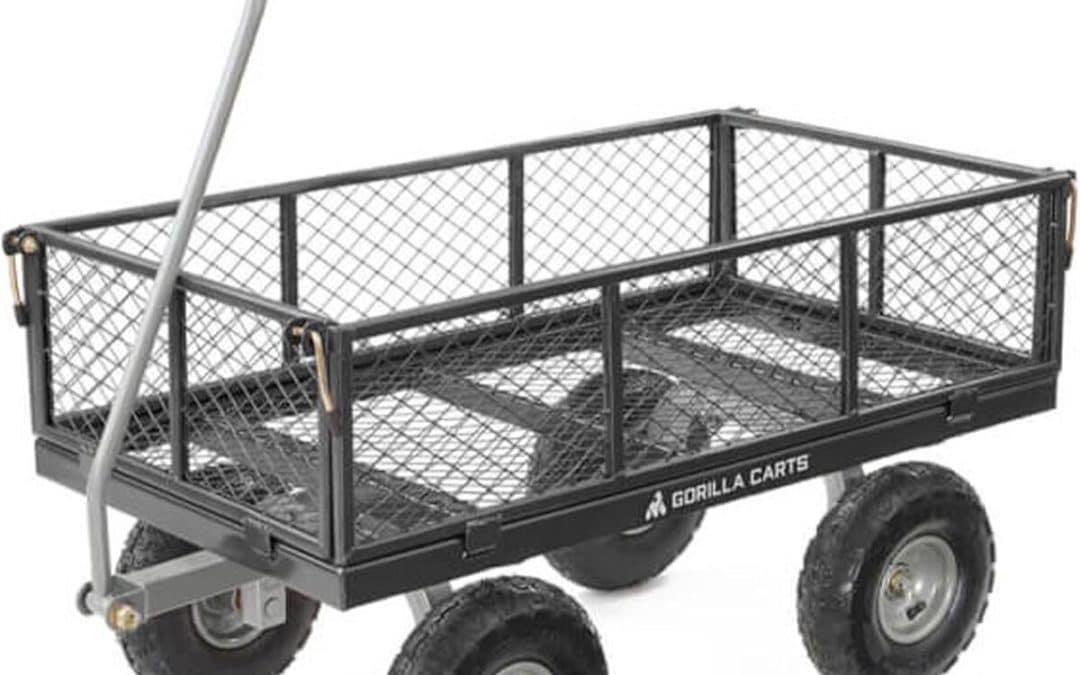 Test Gorilla Cart 362.9 kg : robustesse et polyvalence pour le jardin