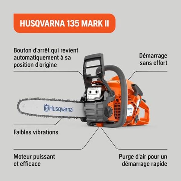 Découvrez notre test détaillé de la tronçonneuse Husqvarna 135 Mark II : puissance, efficacité et fiabilité pour vos travaux de coupe. 
