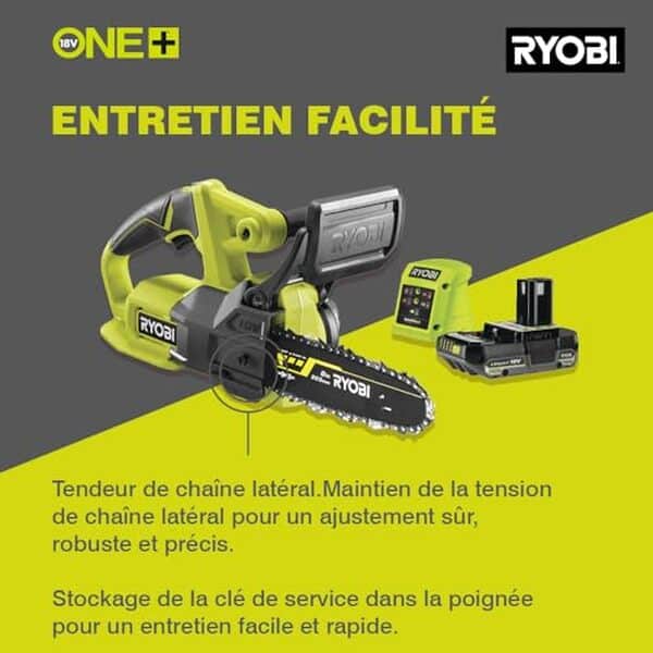 Découvrez notre test complet de la tronçonneuse sans fil Ryobi ONE+ RY18CS20A avec guide 20 cm : performances, autonomie et avis détaillé pour bien choisir. 
